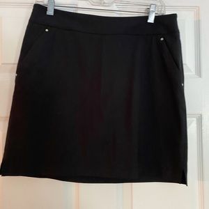 Black golf or tennis skort